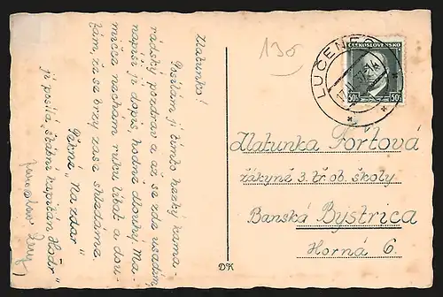 AK Lucenec, verschiedene Ansichten aus der Ortschaft