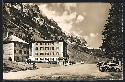 AK Urnerboden, Hotel Wilhelm Tell und Post