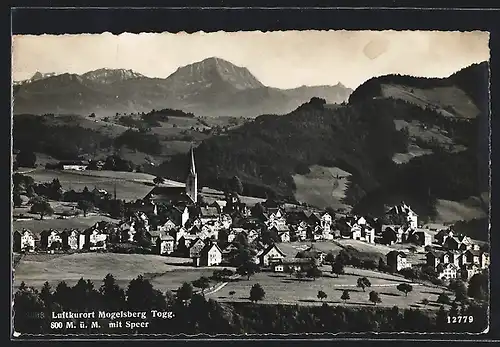 AK Mogelsberg, Ortsansicht mit Speer