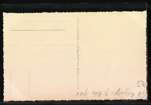 AK Basel, Strassenbahn in Fahrt auf der Missionsstrasse, Spalentor