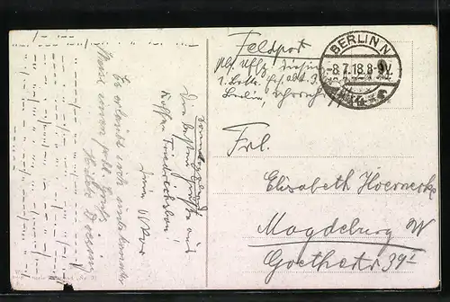 AK Berlin, Rotes Rathaus mit Strassenbahn