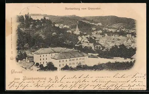 AK Blankenburg a. H., Blick vom Grossvater