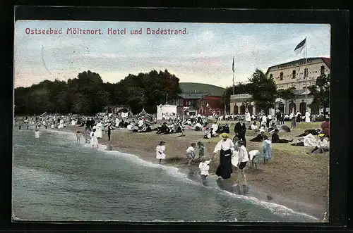 AK Möltenort, Hotel und Badestrand