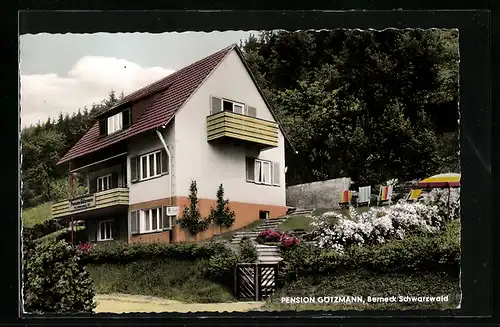 AK Berneck /Schwarzwald, Pension Götzmann, Haus Charlott