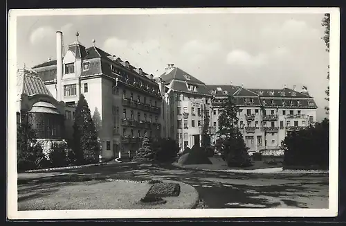 AK Piestany, Hotel Thermia Palace von aussen