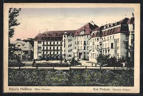 AK Piestany, Hotel Thermia Aussenansicht