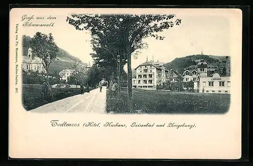 AK Todtmoos, Hotel, Kurhaus und Luisenbad