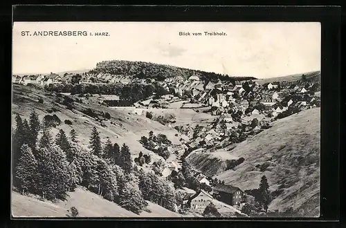 AK St. Andreasberg /Oberharz, Blick vom Treibholz