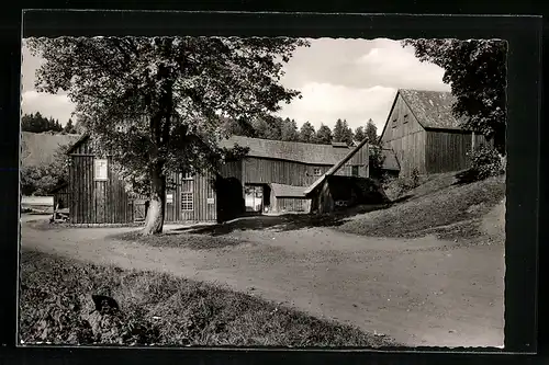 AK St. Andreasberg / Oberharz, Histor. Silber-Erzbergwerk Samson, Grubengebäude