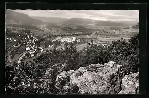 AK Heiligenstadt /Fränkische Schweiz, Blick auf den Ort von oben