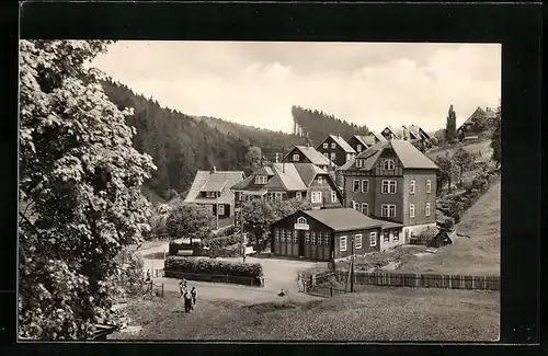 AK Altenfeld /Thüringen, Schmelzhütte und Masserberger Strasse