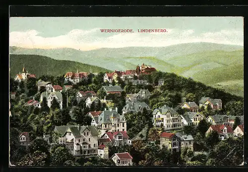 AK Wernigerode, Blick auf Lindenberg