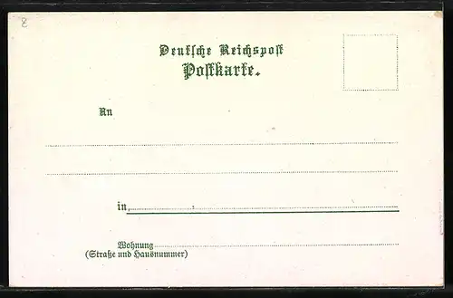 Lithographie Friedberg, Eingang zur Burg, Wache und Lehrer-Seminar, Adolfs-Turm