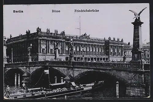 AK Berlin, Börse an der Friedrichsbrücke