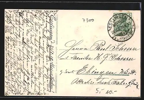 AK Esslingen, Partie an der Maille