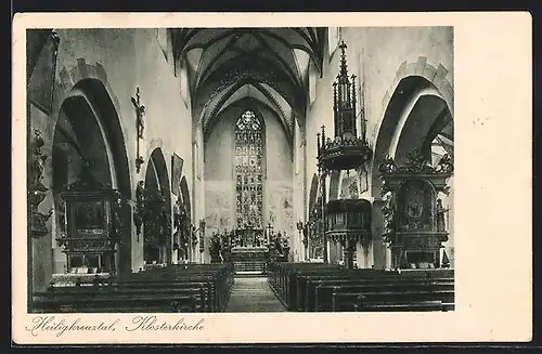 AK Heiligenkreuztal, Inneres der Klosterkirche