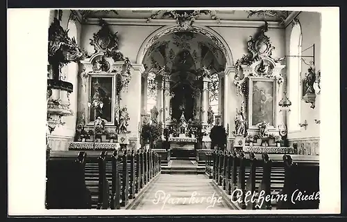 AK Altheim, Inneres der Pfarrkirche