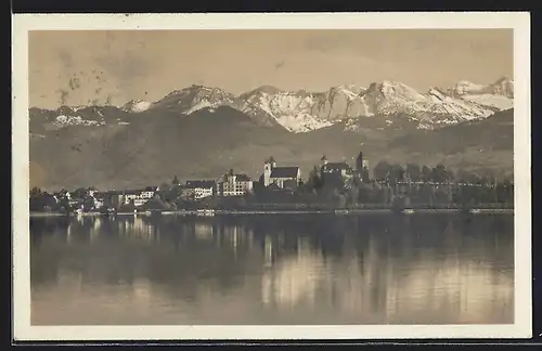 AK Rapperswil, Panorama gegen die Wäggitalerberge