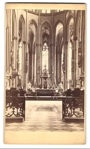 Fotografie unbekannter Fotograf, Ansicht Köln, der Altar im Kölner Dom, Dom Chor
