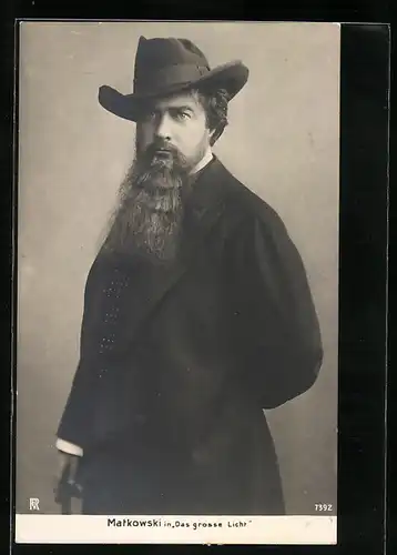 AK Schauspieler Matkowski in Das grosse Licht