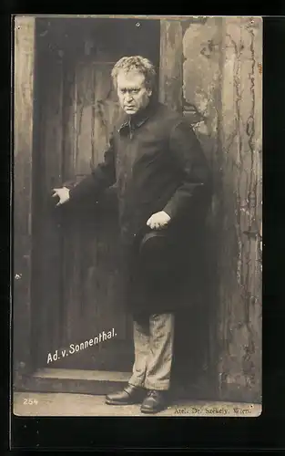 AK Schauspieler Adolf von Sonnenthal in Tochter des Fabrizius