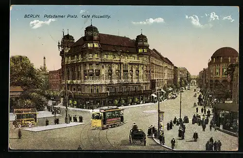 AK Berlin, Potsdamer Platz mit Königgrätzerstrasse