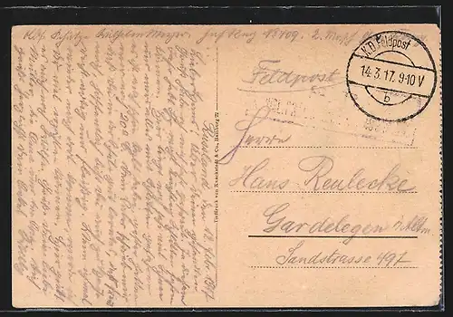 AK Russische Typen, Im Dorf