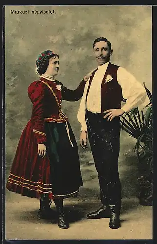 AK Markazi népviselet, ungarische Tracht
