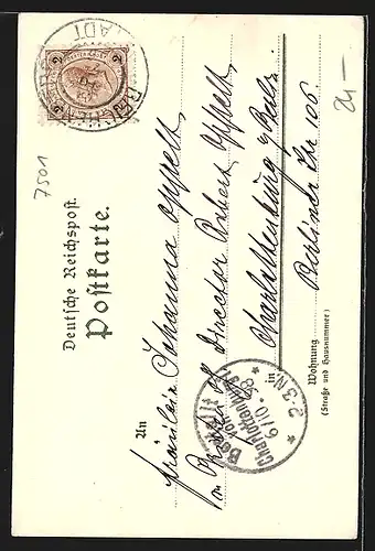 Künstler-AK K. Mutter: Frauenalb, Ortspartie