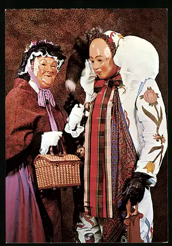 AK Villingen im Schwarzwald, Fasnet, Narro mit Morbili