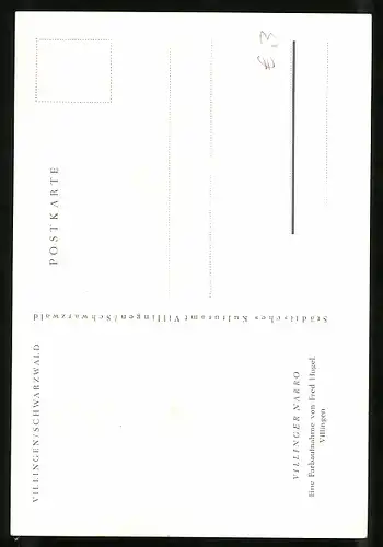 AK Villingen /Schwarzwald, Villinger Narro