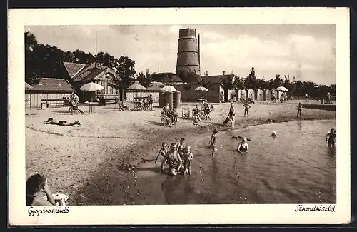 AK Gyopáros-fürdó, Strandrészlet