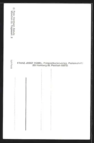 AK Schauspieler Hartmut Reck im weissen Rollkragenpullover, mit original Autograph