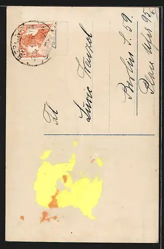 AK Schauspielerin Henny Porten, Portrait der dt. Stummfilmschauspielerin mit Pelzstola, mit original Autograph
