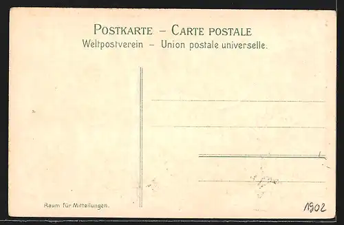 Passepartout-Lithographie Durlach, Prot. Kirche, Turmberg, Stadteingang