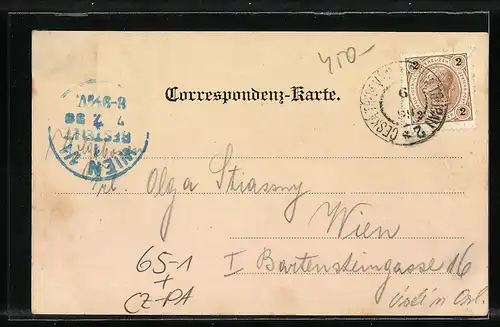 AK Ceská Trebová, Bahnhof, Ortspartie, Gesamtansicht