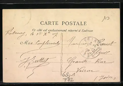 AK Fontenay-Aux-Roses, La descente de la Gare