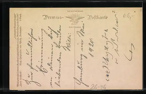 Künstler-AK Wally Fialkowska: Zappelphilipp