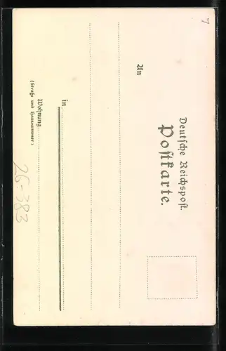 Künstler-AK Franz Hein: Köln, Der Löwenhof im Ratshaus