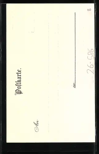 AK Hohenschwangau, Blick zum Schloss