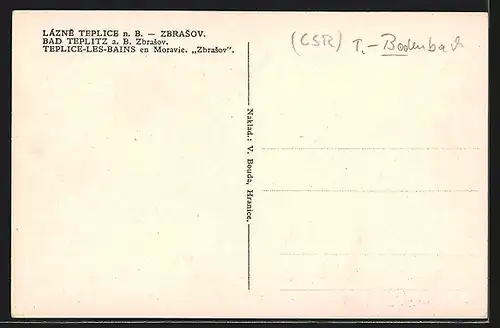 AK Lazne Teplice / Bad Teplitz, Panorama
