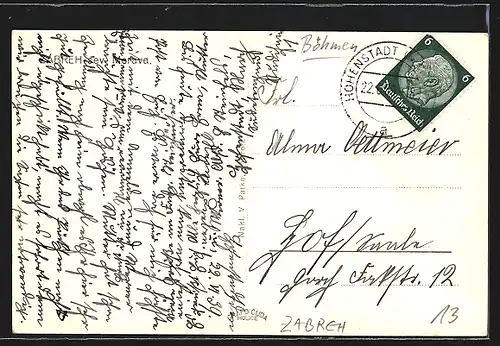 AK Zabreh sev. Morava, Panorama