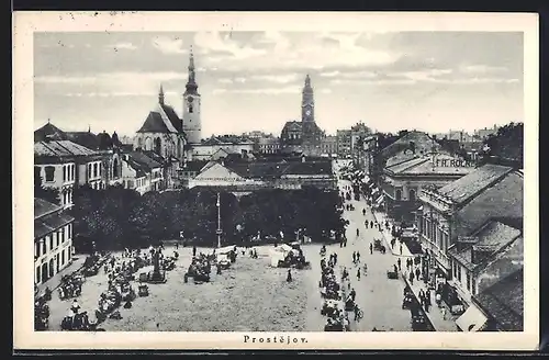 AK Prostejov, Markttag am Marktplatz