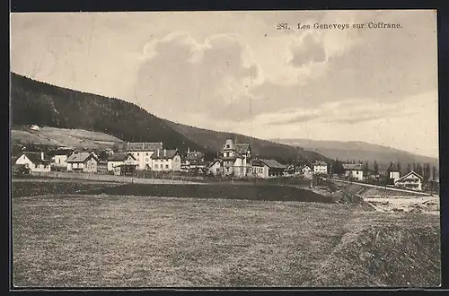 AK Les Geneveys-sur-Coffrane, Panorama