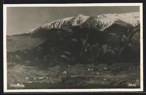 AK Domleschg, Ortspartie mit Bergen