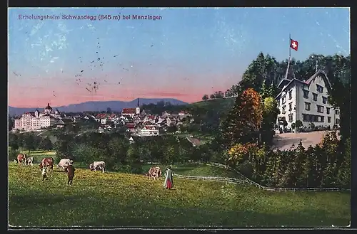 AK Menzingen, Erholungsheim Schwandegg