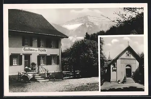 AK Benken, Gasthaus zur Kapelle Maria Bildstein