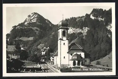 AK Melchtal, An der neuen Wallfahrtskirche