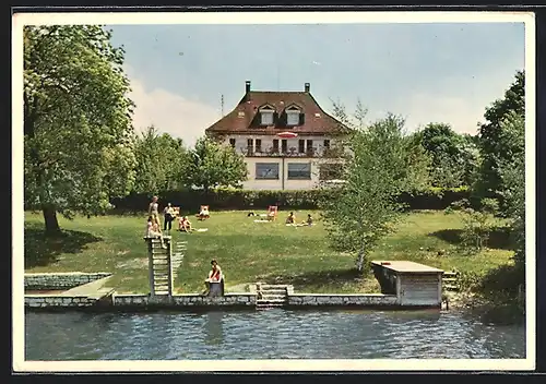 AK Burgäschi bei Herzogenbuchsee, Restaurant und Strandbad Seeblick