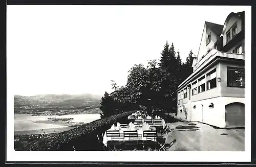 AK Feusisberg, Kurhaus Feusisgarten mit Restaurant